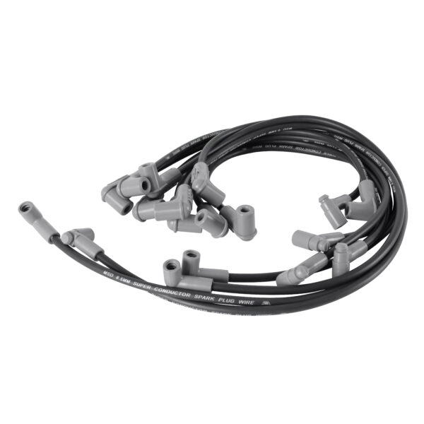 MSD-31243 Black Super Conductor SB Chevy for use with Low Profile Distributor
