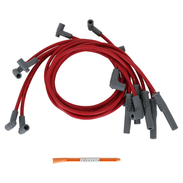 MSD-31409 Super Conductor Spark Plug Wire Set Chevy '82-'83 Camaro/Trans Am