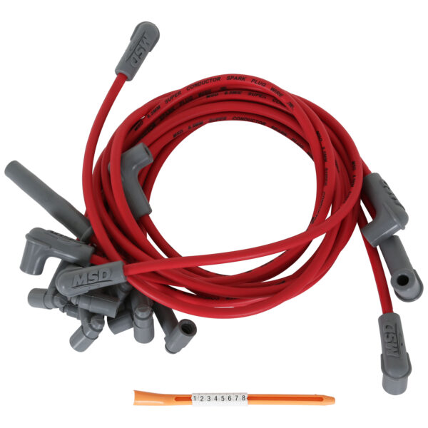 MSD-31459 Super Conductor Spark Plug Wire Set Chevy Corvette 350 TPI