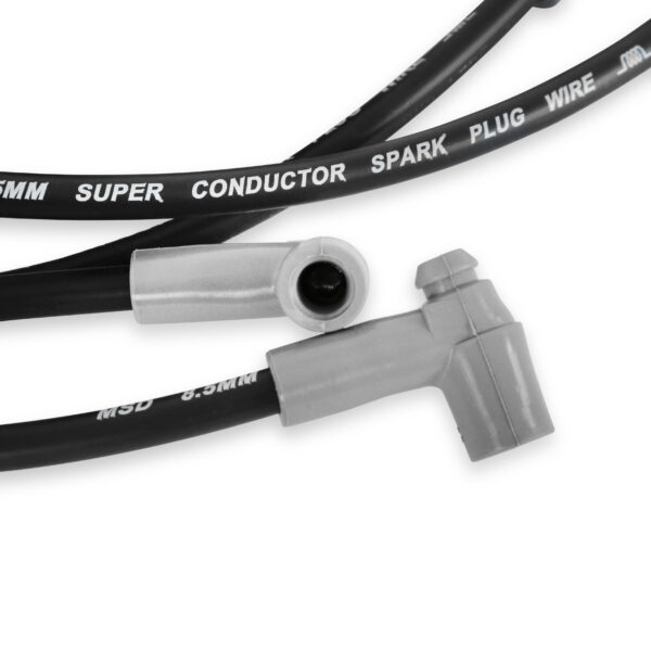 MSD-31543 8.5mm Super Conductor Wire set for SBC Sprintcar, Close Fit, in Black