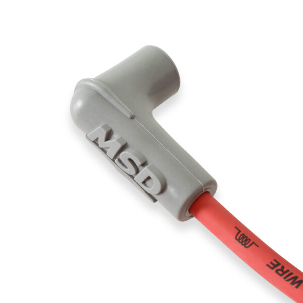 MSD-31599 Super Conductor Spark Plug Wire Set, Small Block Chevy, Socket Dist. Cap