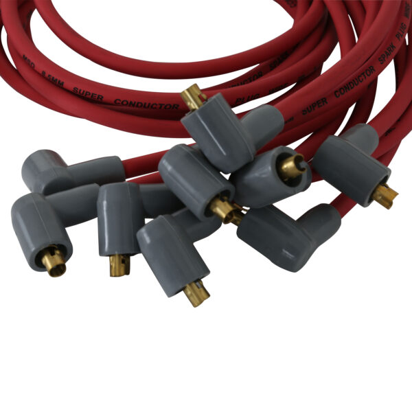 MSD-31609 Super Conductor Spark Plug Wire Set,Big Block Chevy, Socket Dist. Cap