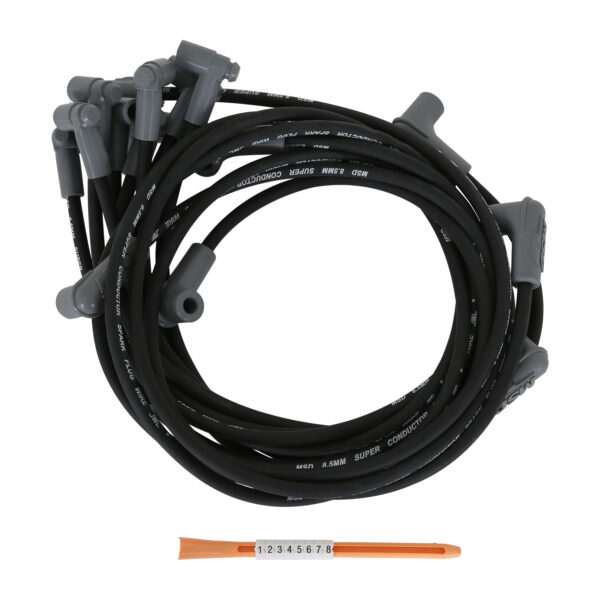 MSD-31763 Black Super Conductor Corvette, 305, 350 HEI