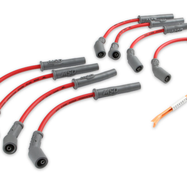 MSD-32829 Super Conductor Spark Plug Wire Set - 99-13 GM Truck & SUV - Red