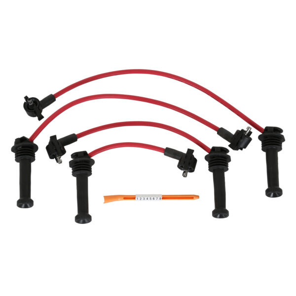 MSD-32939 Super Conductor Spark Plug Wire Set, ’98-’01 Ford ZX-2, 2.0L, 4 cyl