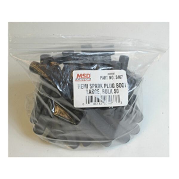 MSD-3467 Hemi Spark Plug Boot, Bulk 50, For Hemi Tubes