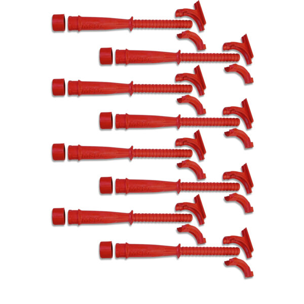 MSD-34759 Hemi Tubes, Red