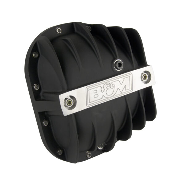 B&M BMM-41298 Hi-Tek Aluminum Differential Cover for Ford 9.75-inch - Black