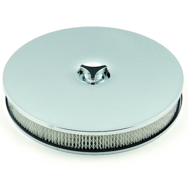 Mr. Gasket MRG-4339 Air Cleaner - Low Mount - Chrome