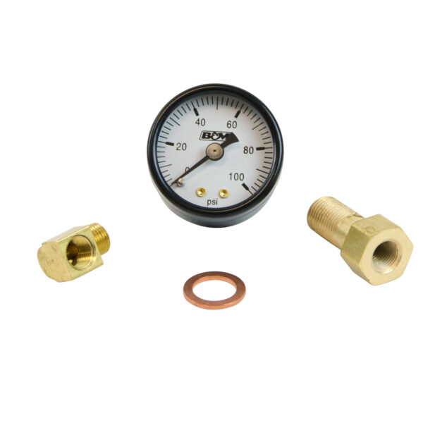 B&M BMM-46054 Fuel Pressure Gauge