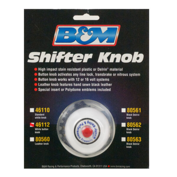 B&M BMM-46112 Shift Knob with Momentary Switch