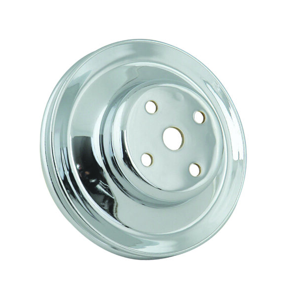 Mr. Gasket MRG-4967 Water Pump Pulley - Chrome - Double Groove