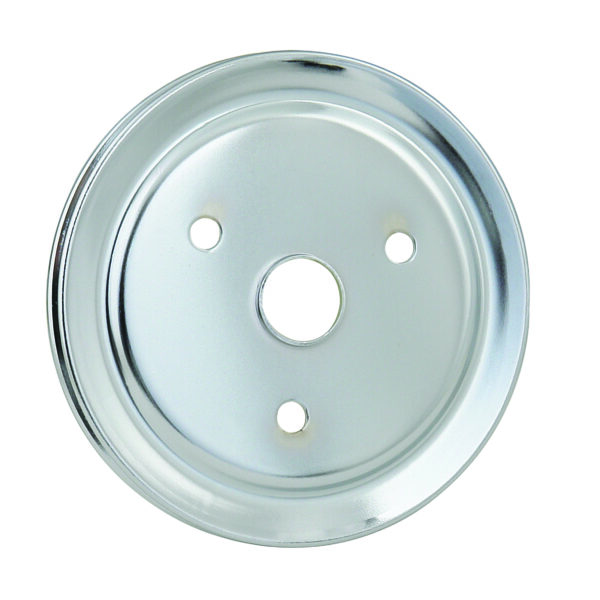 Mr. Gasket MRG-4972 Crankshaft Pulley - Chrome - Single Groove