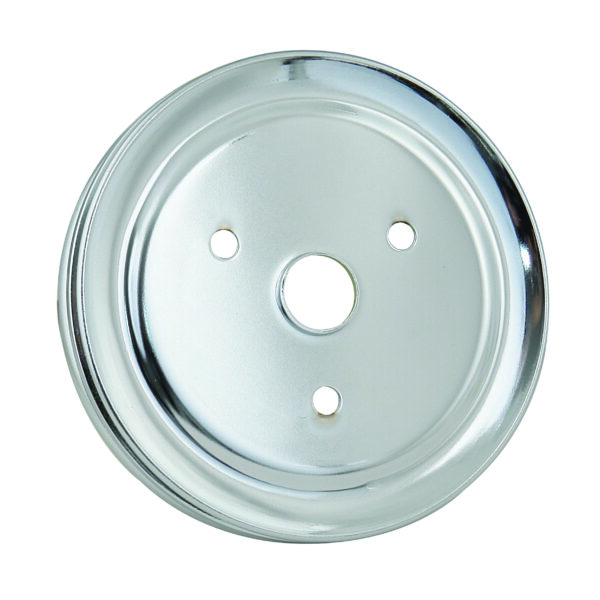 Mr. Gasket MRG-4973 Crankshaft Pulley - Chrome - Double Groove