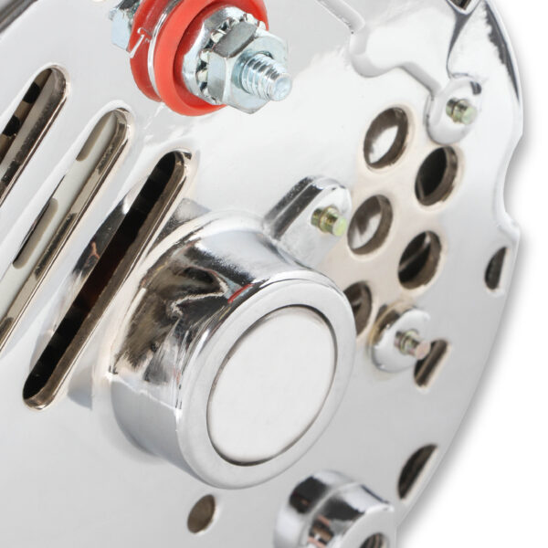 Mr. Gasket MRG-5122 Chrome Alternator Late GM-Delco 80 Amp