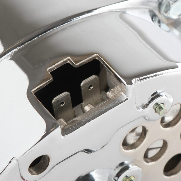 Mr. Gasket MRG-5123 Chrome Alternator-Early GM Delco 80 Amp