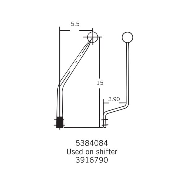 Hurst Competition/Plus 4-Speed Shifter - Mopar HUU-3916790