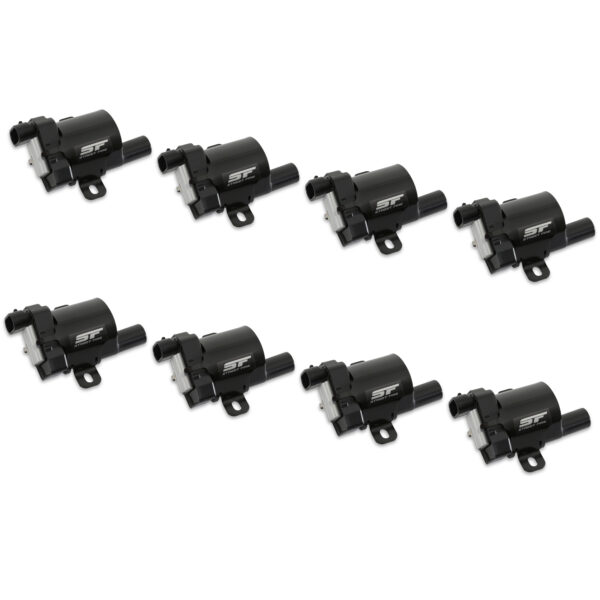 MSD-55098 Street Fire Ignition Coils 1999-2007 GM L-Series Truck engines, Black, 8-Pack