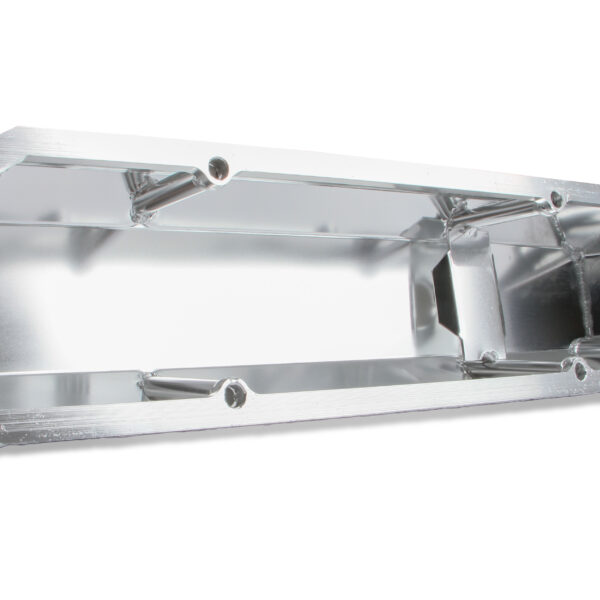 Mr. Gasket MRG-6864G Fabricated Aluminum Valve Covers - Silver Finish