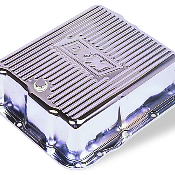 B&M BMM-70289 Hi-Tek Deep Transmission Pan - Chrome