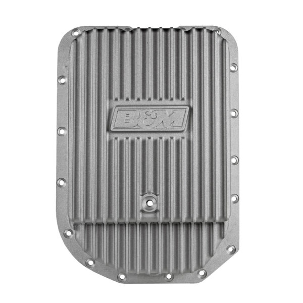 B&M BMM-70295 Hi-Tek Deep Transmission Pan -  Aluminum - 4L80E