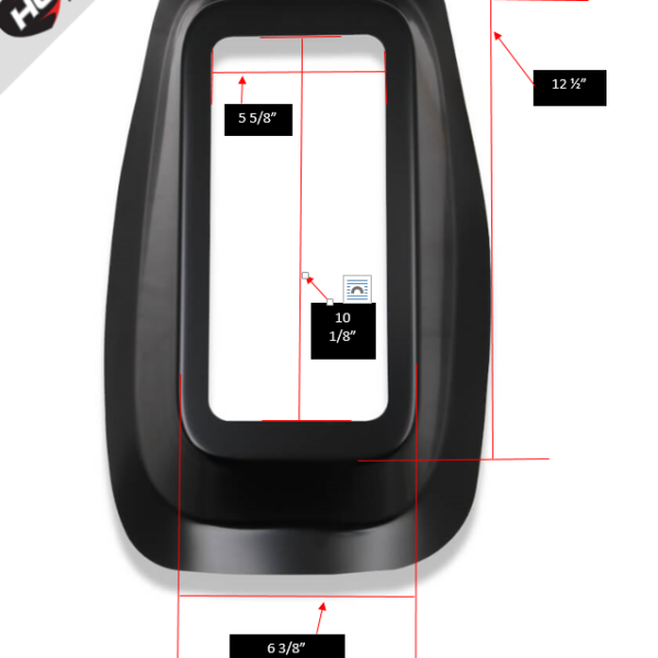 Hooker T-56 Shift Hump Panel HOK-71223008HKR