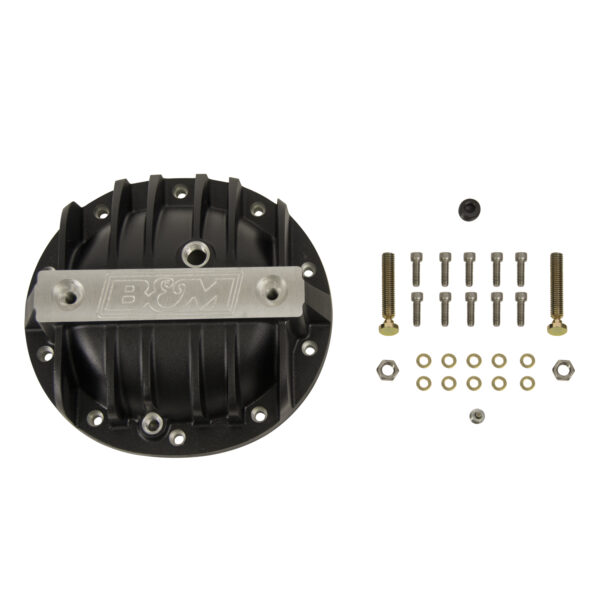 B&M BMM-71502 Hi-Tek Aluminum Differential Cover for GM 10-Bolt - Black