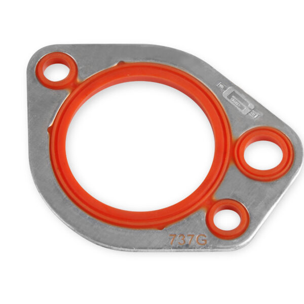 Mr. Gasket MRG-737G Thermostat Gasket - Molded Rubber on Aluminum Carrier