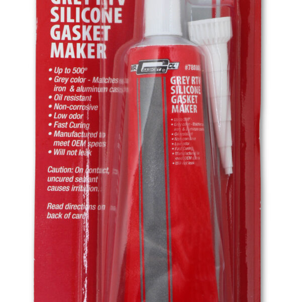 Mr. Gasket MRG-78080G Silicone RTV - Grey - 3 Oz. Tube