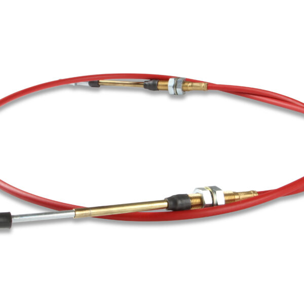 B&M BMM-80506 Performance Shifter Cable - 6-Foot Length Double Threaded Ends - Red