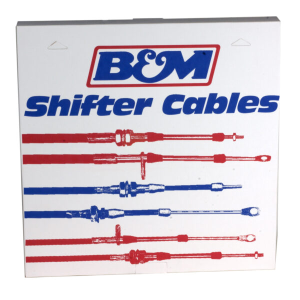B&M BMM-80836 Super Duty Race Shifter Cable - 12-Foot Length - Red