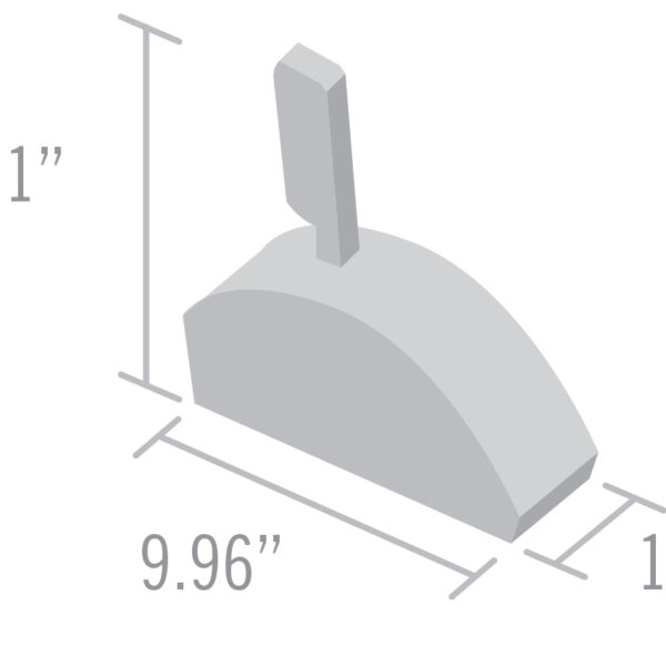 B&M BMM-81113 Automatic Gated Shifter - Magnum Grip Stealth Pro Bandit