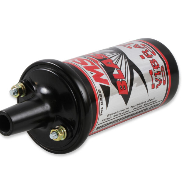 MSD-8222 Ignition Coil - Blaster Series - High Vibration - Black