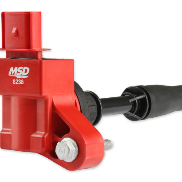 MSD-8238 Ignition Coil - Blaster Series - GM 4-Cyl Engines - Red