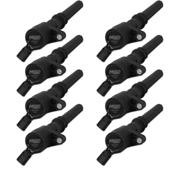 MSD-824283 Ignition Coil - Blaster - Ford 2-Valve V8 - Black - 8-pack