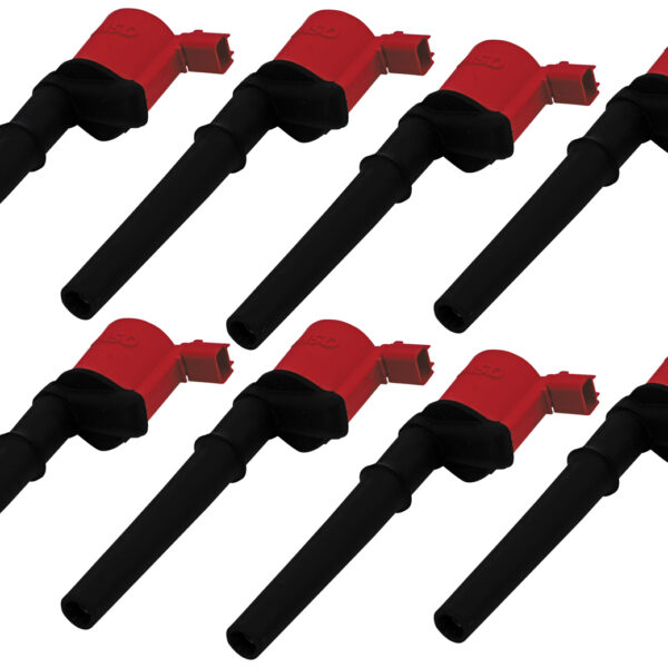 MSD-82448 Ignition Coil - Blaster - Ford 4-Valve V8 - Red - 8-pack