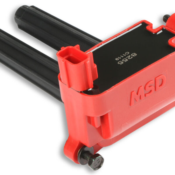 MSD-8255 Blaster Ignition Coil - Gen III HEMI 05-24 - Red - Single 5.7/6.1/6.2/6.4