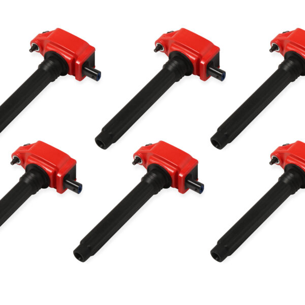 MSD-82736 Ignition Coil - Blaster - Chrysler V6 - Red - 6-Pack