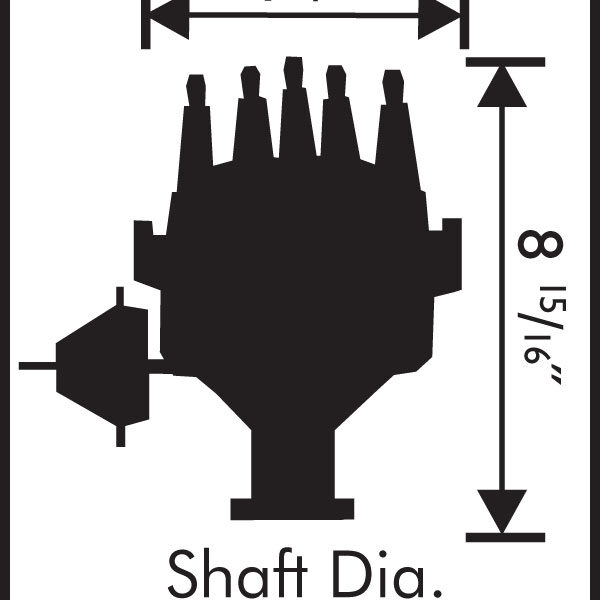 MSD-8354 Ford 351W Ready-To-Run Pro-Billet Distributor