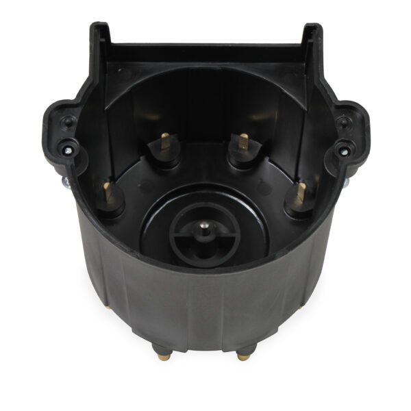 MSD-84263 Black Distributor Cap, GM HEI, Late Model, Ext Coil