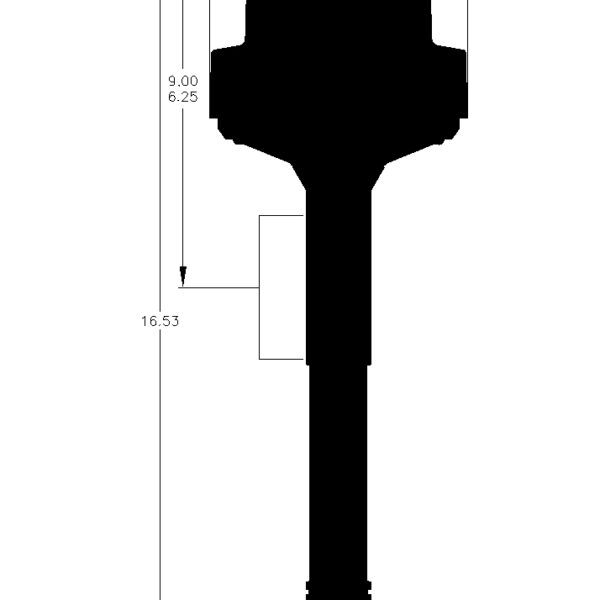 MSD-8547 Chevy Extra Tall Slip Collar Pro-Billet Distributor