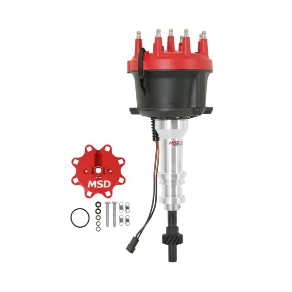 MSD-85840 Ford 351W Steel Gear Billet Distributor