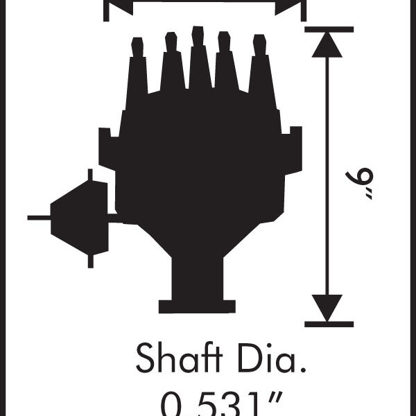 MSD-8595 Ford FE Ready-to-Run Distributor