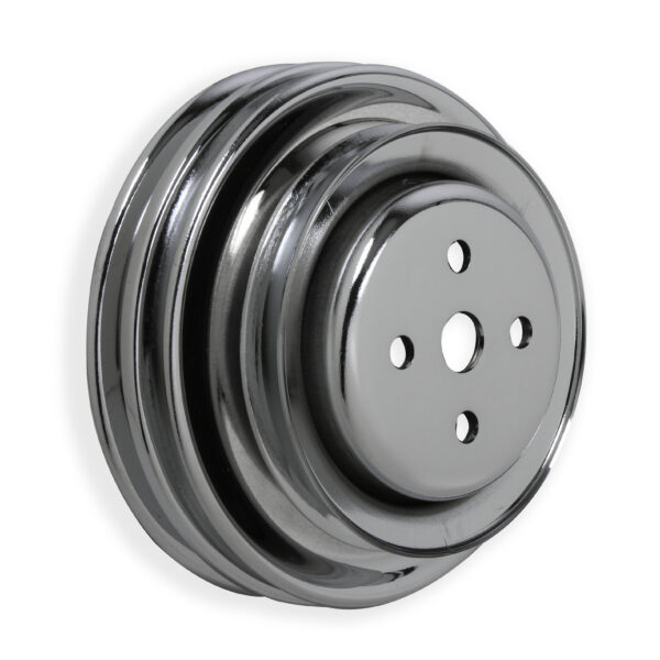 Mr. Gasket MRG-8829 Chrome Water Pump Pulley - Triple Groove