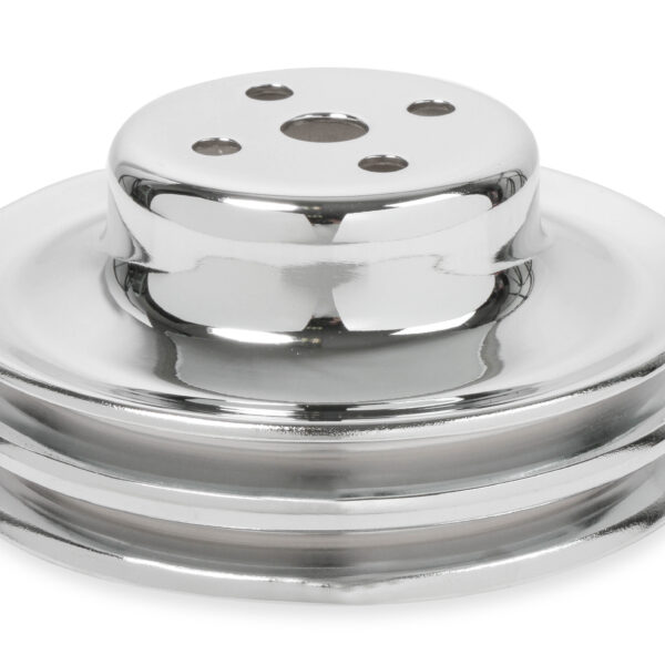 Mr. Gasket MRG-8831 Chrome Water Pump Pulley - Double Groove