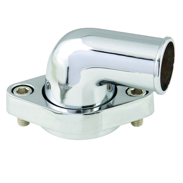 Mr. Gasket MRG-9142G O-ring Style Chrome Water Neck - 90 degree