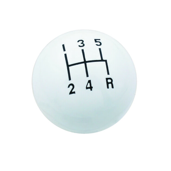 Mr. Gasket MRG-9619 Shifter Knob - 5-Speed Pattern - White