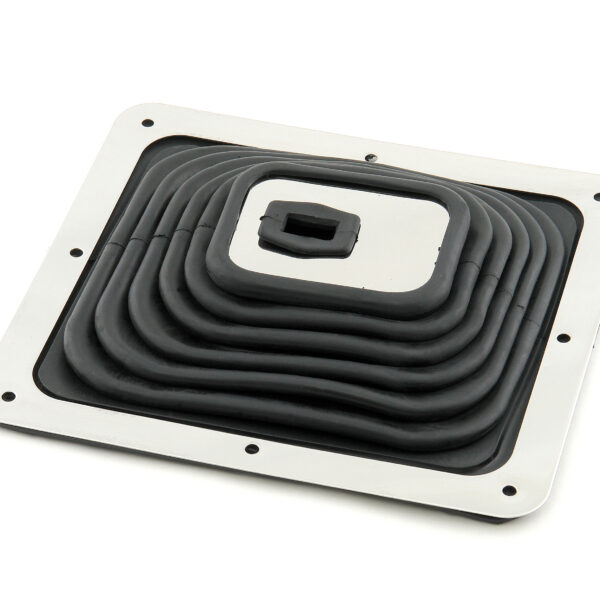 Mr. Gasket MRG-9649 Shifter Boot - Large - 7-3/4 In X 9 In - Black - Rubber