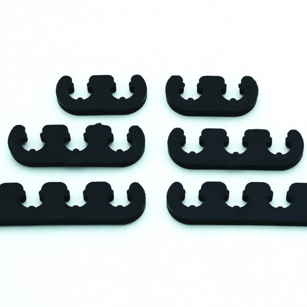 Mr. Gasket MRG-9728 Wire Separators - Plastic - 7 mm / 8 mm - Black