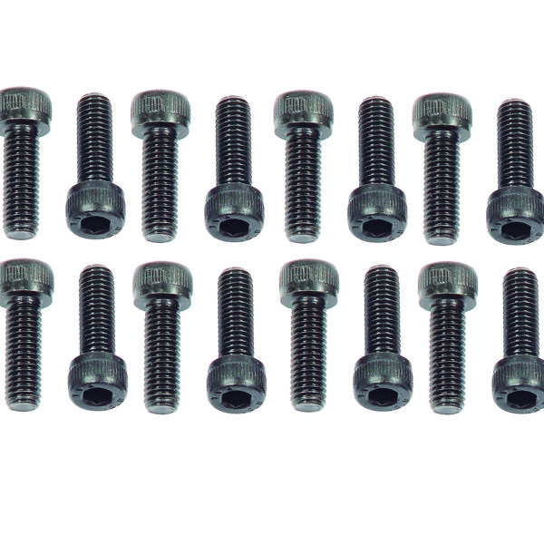 Mr. Gasket MRG-978G Header Bolts - M8-1.25 x 25mm Socket Head - Black Oxide